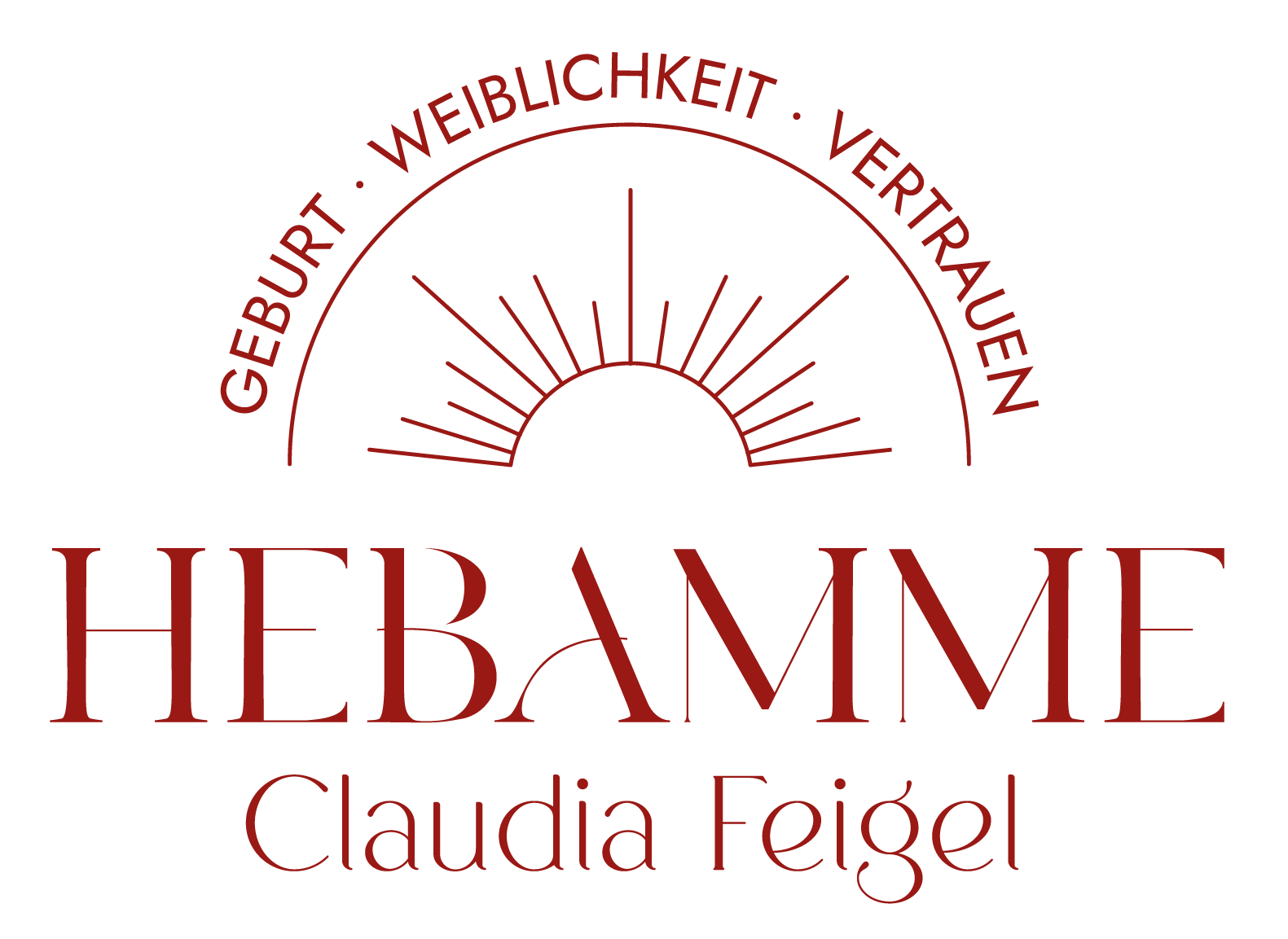 Logo Claudia Feigel – Hebamme auf Mallorca